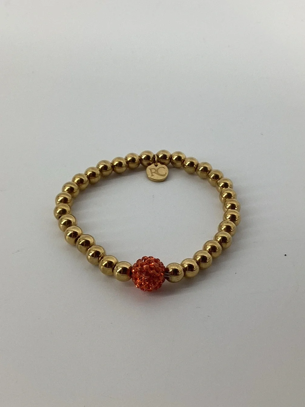 Rustic Cuff Mixed Metal and Black Bracelet Set with Gold and Orange Accents